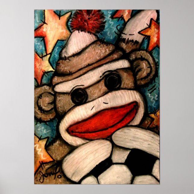 Póster Mono SOCK-er (Frente)
