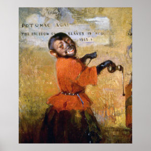 Póster Mono sonriente