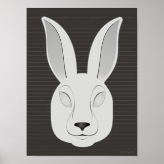 Póster Monochrome Rabbit