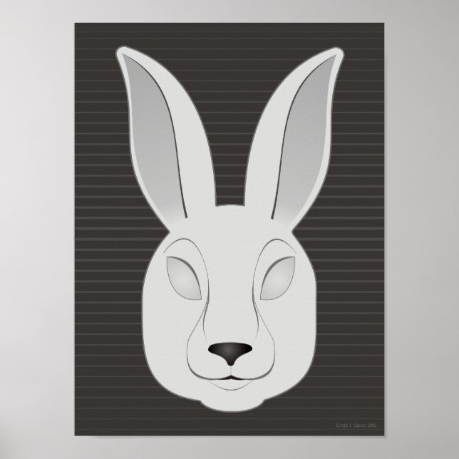 Póster Monochrome Rabbit (Frente)