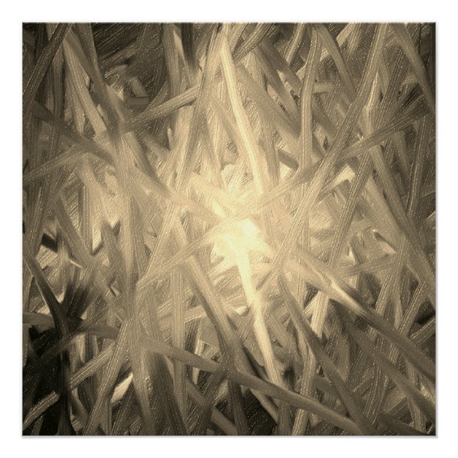 Póster Monocromo de luz interior (Anverso)