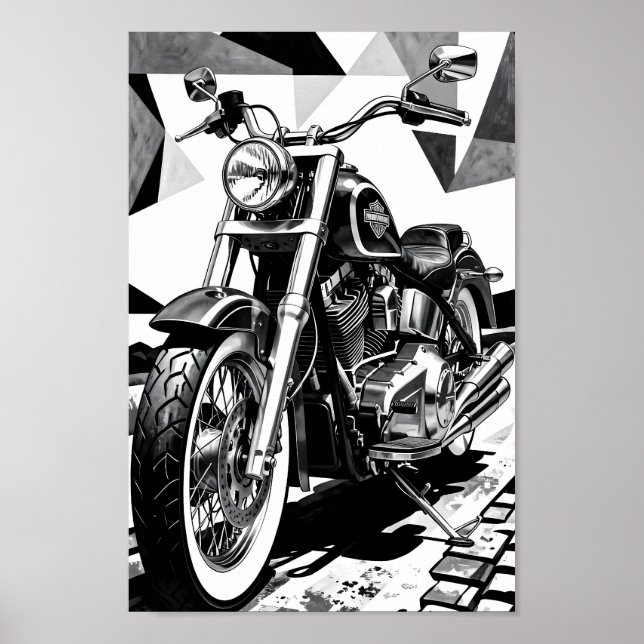 Póster Monocromo Espíritu Classic Cruiser (Frente)