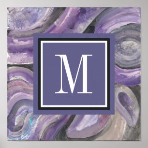 Póster Monogram   Circle Rain