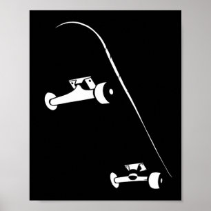 Póster Monopatista Monopatismo Monopatín