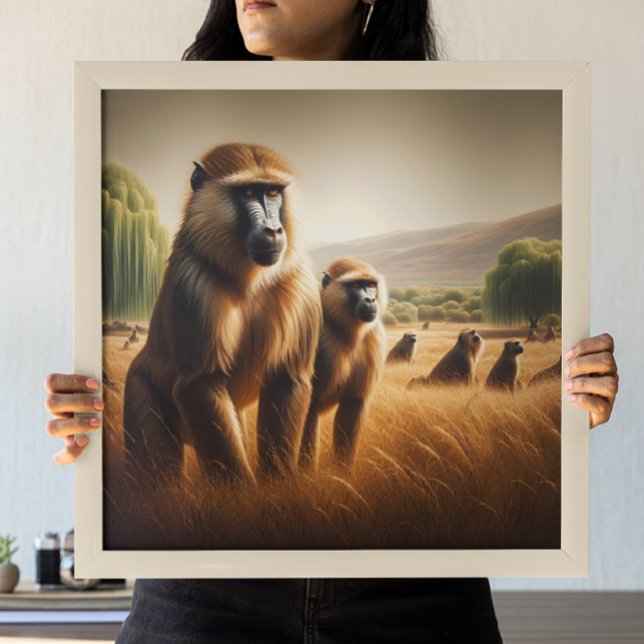 Póster Monos juguetones (Subido por el creador)