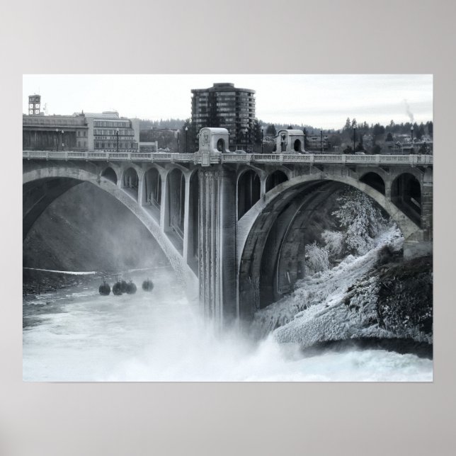 Póster Monroe St Bridge 2 - Spokane Washington (Frente)