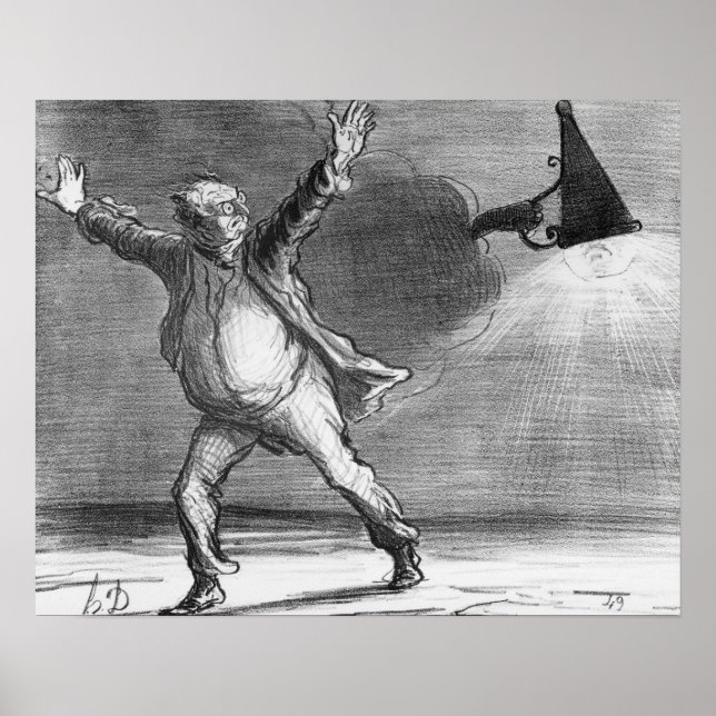 Póster Monsieur Babinet decide cerrar el sol (Frente)