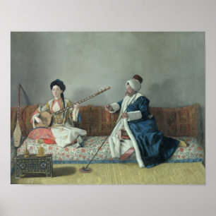 Póster Monsieur Levett and Mademoiselle Helene