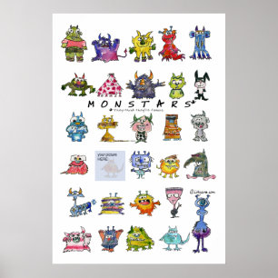 Póster Monstars - Inserta tu Poster de imágenes