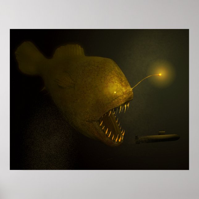 Póster Monster Fish Poster (Frente)
