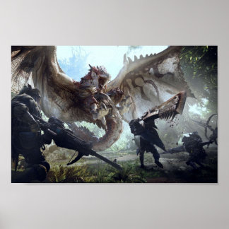 Póster Monster Hunter World Rathalos
