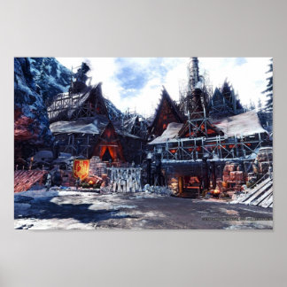 Póster Monster Hunter World Settlement