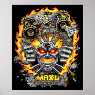 Póster Monster Jam Max-D