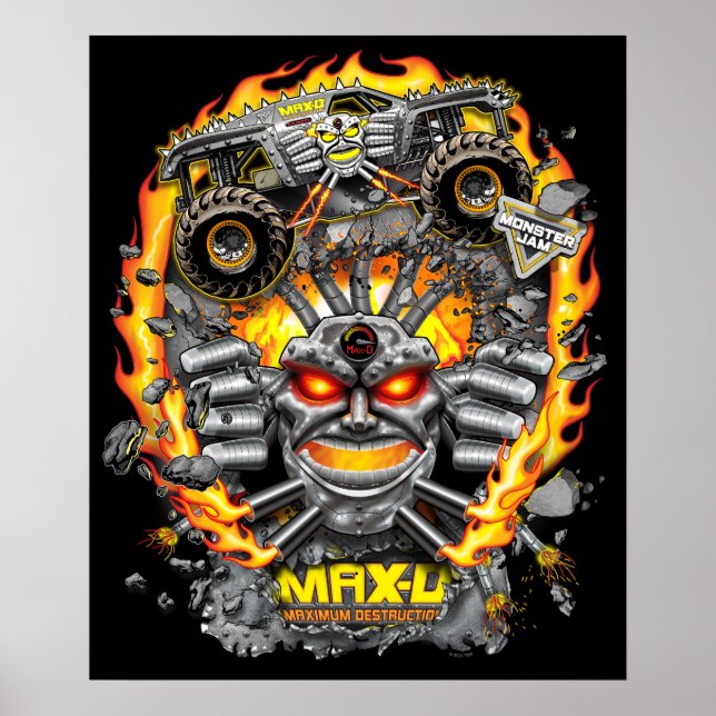 Póster Monster Jam Max-D (Frente)