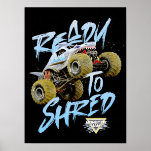 Póster Monster Jam Megalodon