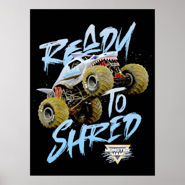 Póster Monster Jam Megalodon (Frente)