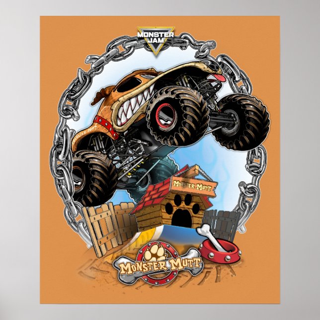 Póster Monster Jam Monster Mutt (Frente)