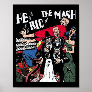 Póster Monster Mash Halloween Ghoul Ghost