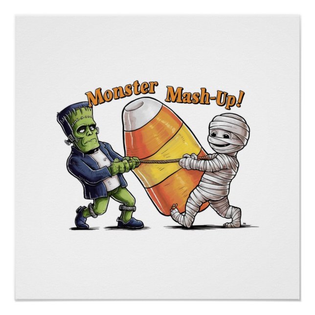 Póster ¡Monster Mash-Up! (Anverso)