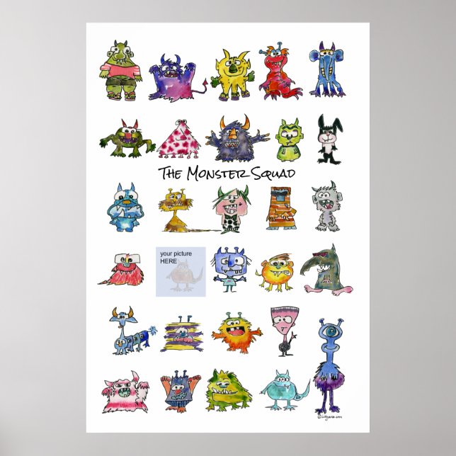 Póster Monster Squad - Sube tu foto (Frente)