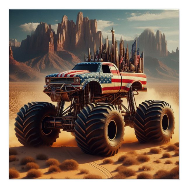 POSTER MONSTER TRUCK (Anverso)