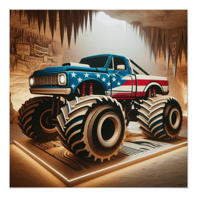 POSTER MONSTER TRUCK (Anverso)