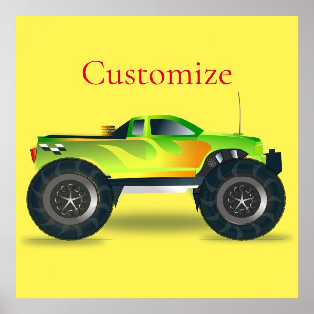 Póster Monster Truck Thunder_Cove (Frente)