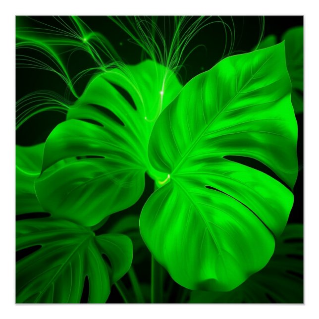 Póster monstera deliciosa wall art (Anverso)