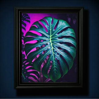 Póster Monstera Leaves