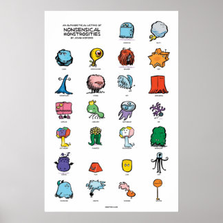 Póster Monstrosidades no sensicas