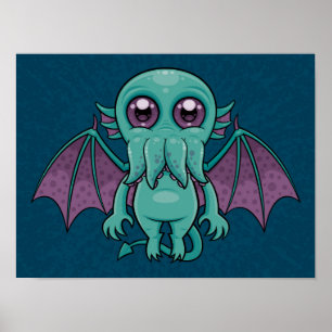 Póster Monstruo de Cthulhu