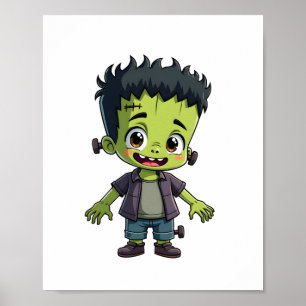 Póster Monstruo de Frankenstein - Personalizado de Hallow