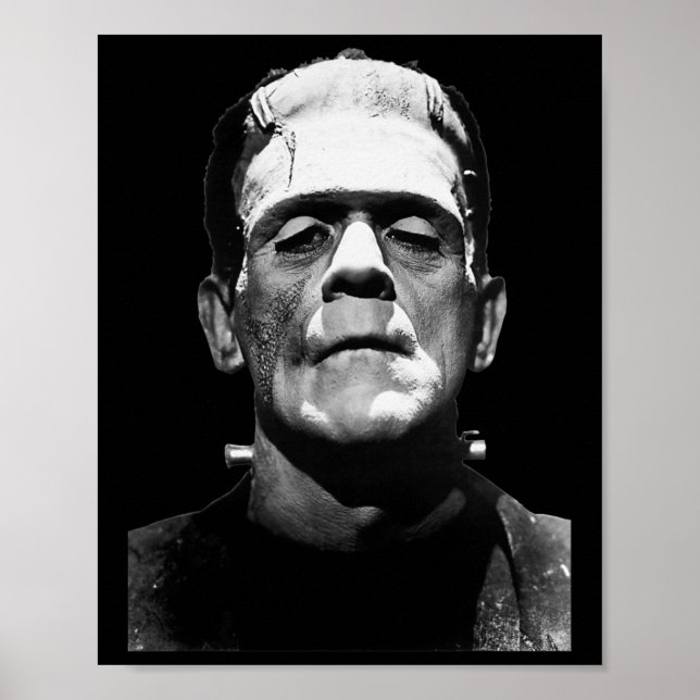 Póster Monstruo de la película de terror de Halloween (Frente)