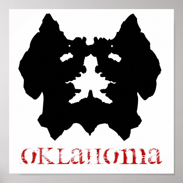 Póster Monstruo de OKLAHOMA Kiamichi (Frente)