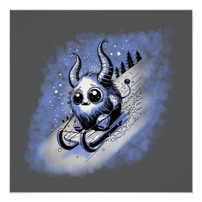 Póster Monstruo del Tobogganismo (Anverso)