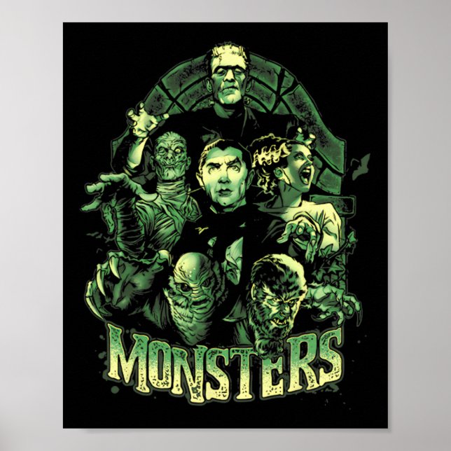 Póster Monstruo divertidísimo Mash Frankenstein Horror Mo (Frente)