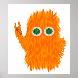 Póster Monstruo musical