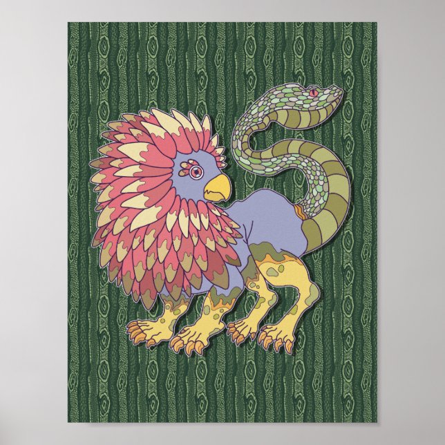 Póster Monstruo Quimera (Frente)