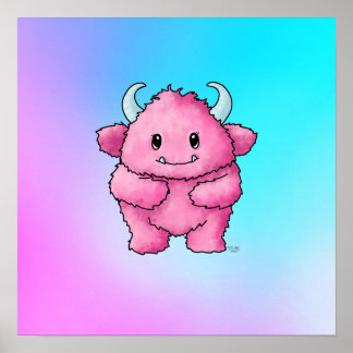 Póster Monstruo Rosa 
