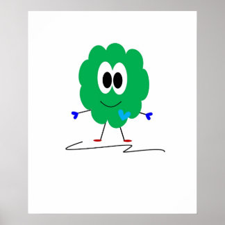 Póster Monstruo verde