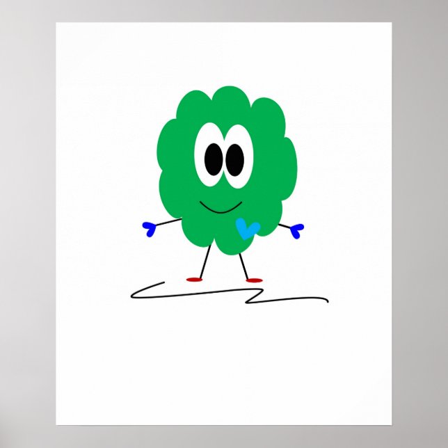 Póster Monstruo verde (Frente)