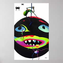 Póster Monstruos de Estrés Autogenerados