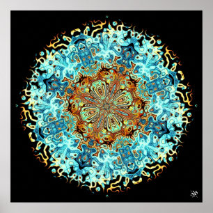 Póster Monstruos de Mandala 4