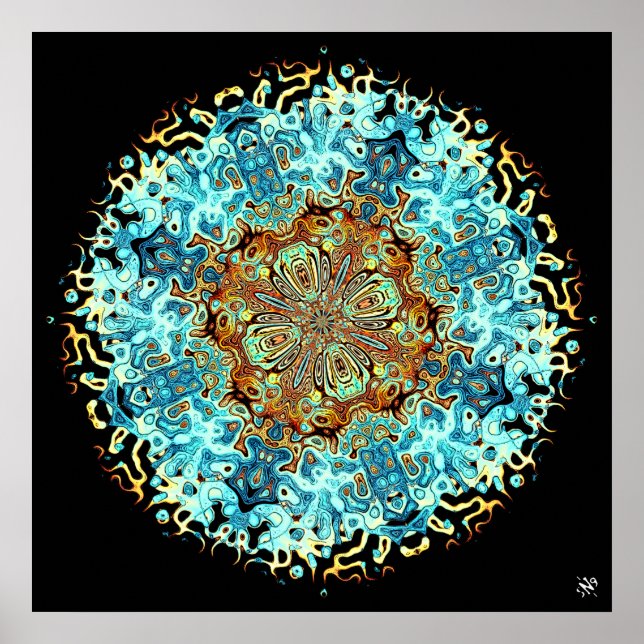 Póster Monstruos de Mandala 4 (Frente)