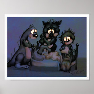Póster Monstruos en mi habitación