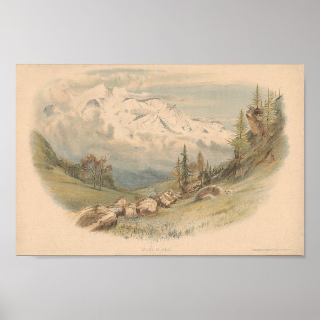 Póster Mont Blanc (Frente)