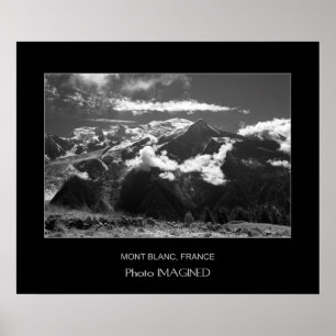 PÓSTER MONT BLANC, CHAMONIX, FRANCIA