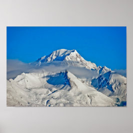 Póster Mont Blanc Les Arcs Alpes franceses Francia
