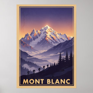 Póster Mont Blanc V05