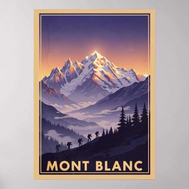 Póster Mont Blanc V05 (Frente)